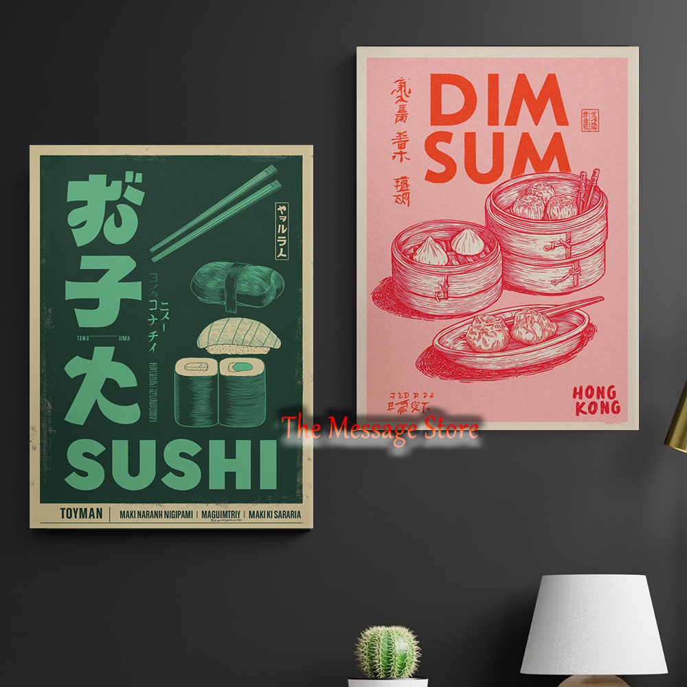 Japanese Lifestyle And Food - Dim Sum Hong Kong Sushi Retro