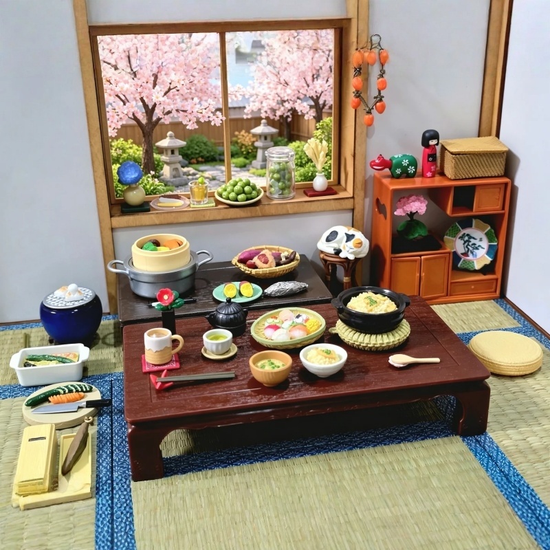 Japanese Lifestyle And Food - Op voorraad Authentieke RE-MENT Petit Sample