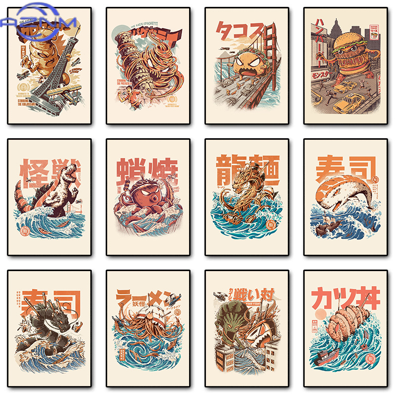 Japanese Lifestyle And Food - AZNM Japanse Kaijus Voedsel Sushi Ramen