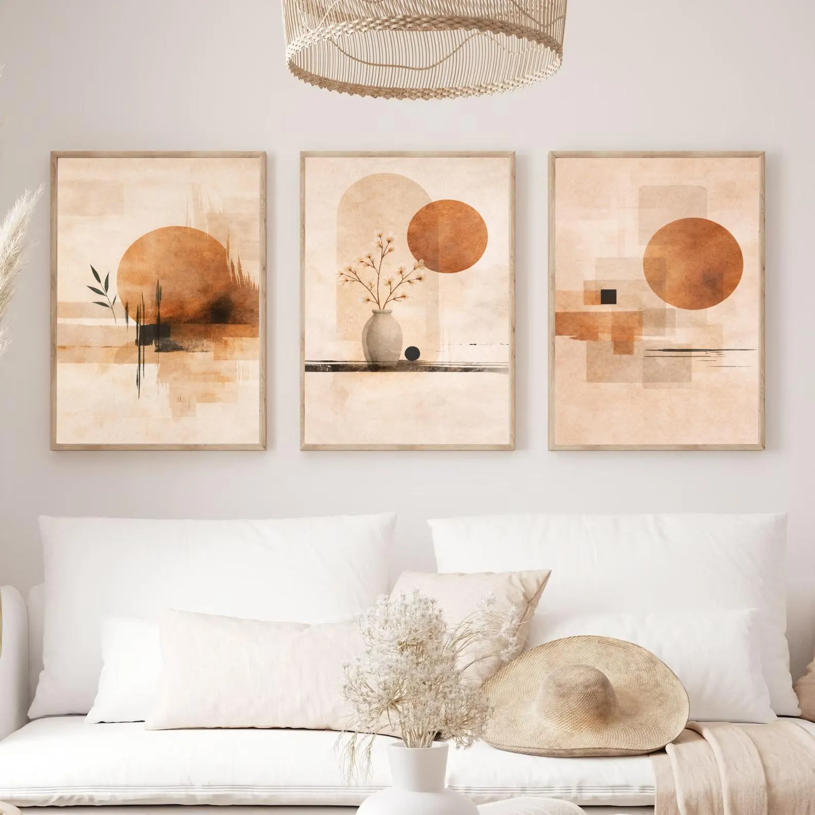 3PCS neutrale abstracte zonpos - Lifestyle Of Japanese recensie en prijs