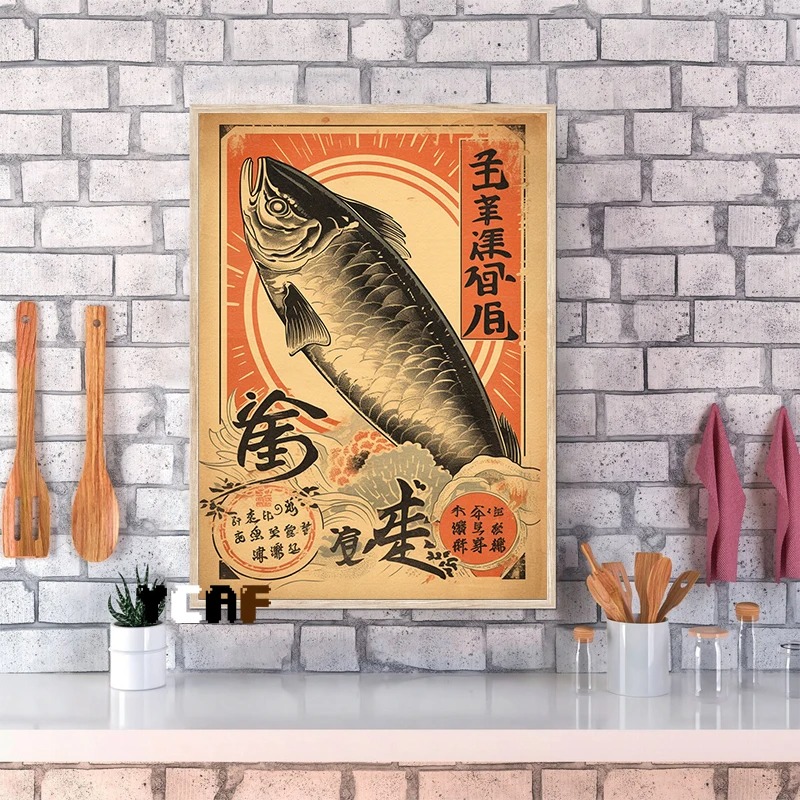 Vintage Japanse Food Poster Ca - Japanese Lifestyle And Food recensie en prijs