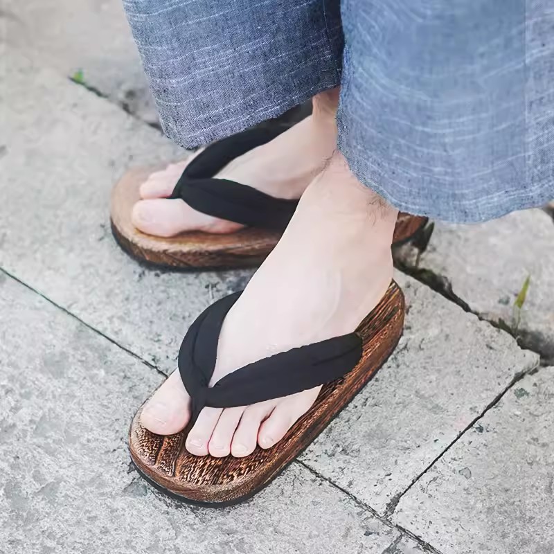 Zomer Geta-sandalen voor heren - Geta Wooden Sandal recensie en prijs