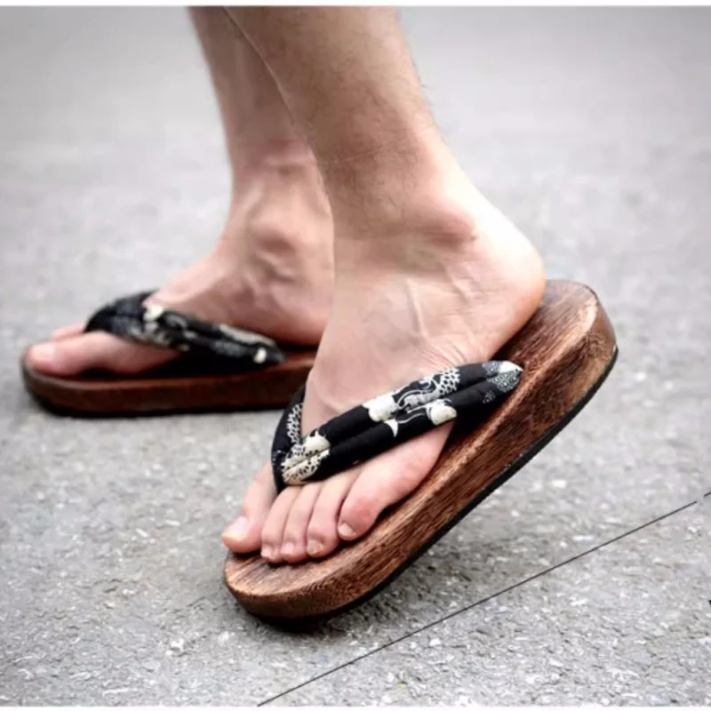 Zomer Geta-sandalen voor heren - Geta Wooden Sandal recensie en prijs
