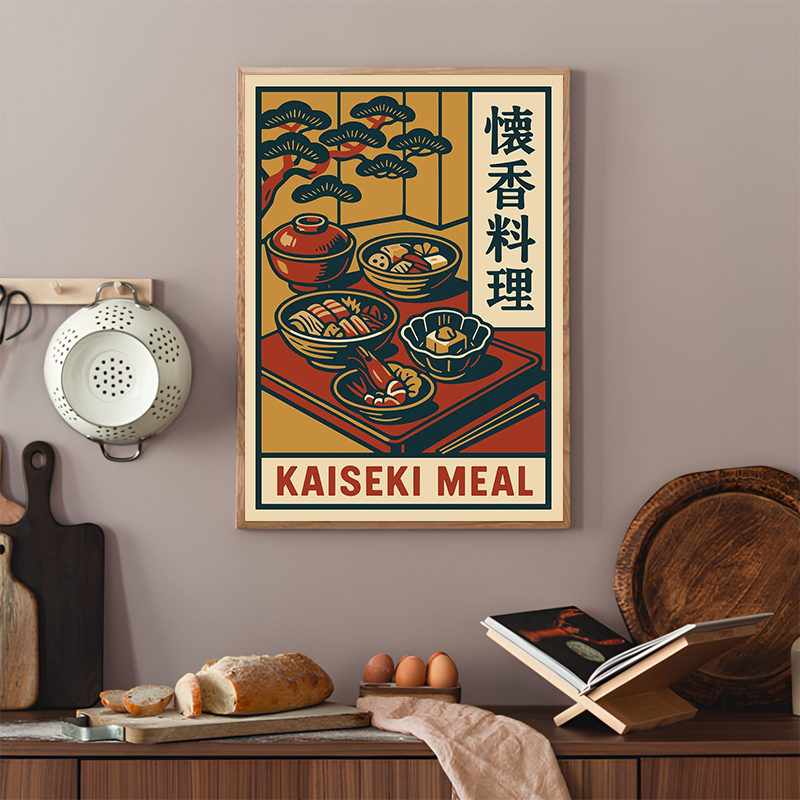 Vintage stijl Japanse voedselp - Japanese Lifestyle And Food recensie en prijs