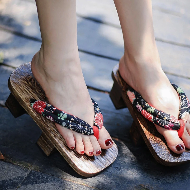 Cosplay-schoenen voor dames Du - Geta Wooden Sandal recensie en prijs