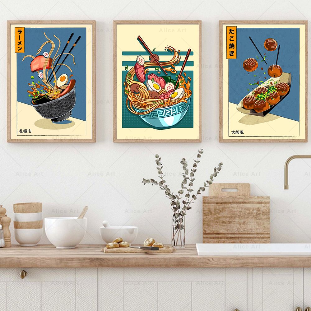 Japanse Stijl Poster Keuken Vo - Japanese Lifestyle And Food recensie en prijs