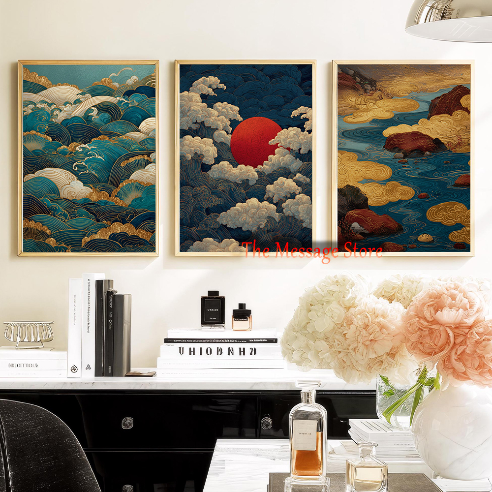 Japans landschap abstract goud - Lifestyle Of Japanese recensie en prijs