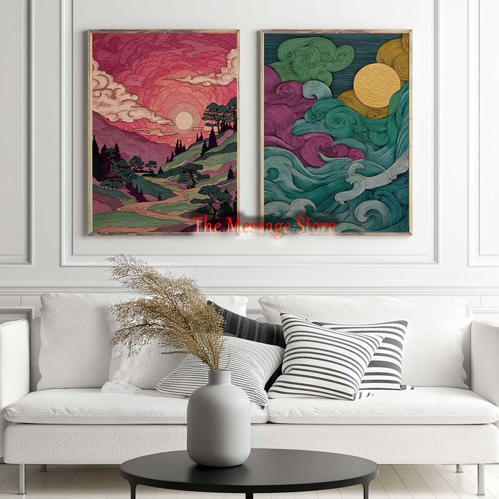 Japans landschap abstract goud - Lifestyle Of Japanese recensie en prijs
